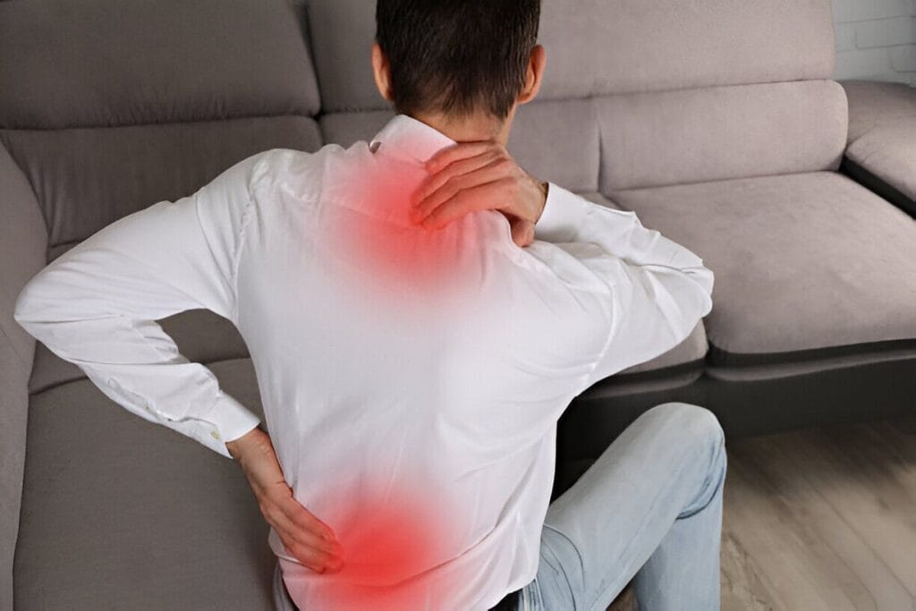 Pains in different body parts due to Polymyalgia Rheumatica